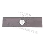Center hole 1" Length 8"  Thickness 0.120"Width 2"